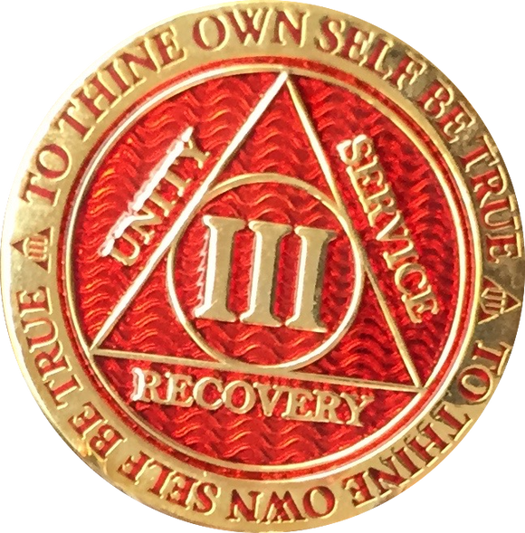 Red AA Medallions