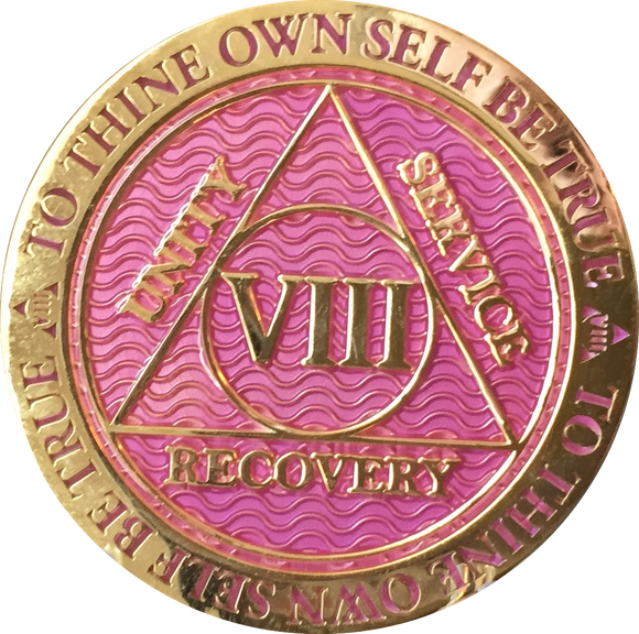 Reflex Lavender Pink Gold AA Medallions