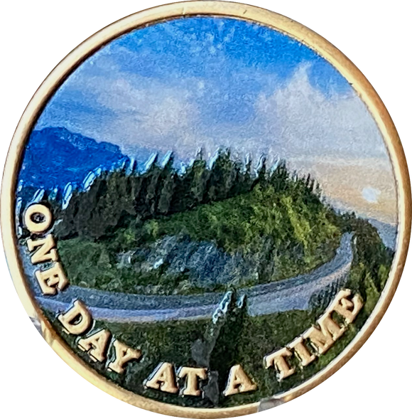 One Day At A Time Sobriety Medallions