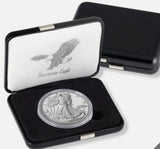American Eagle 2024 One Ounce Silver Proof Coin Westpoint W 1 oz Fine Silver Clamshell Box COA