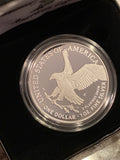 2024 S American Silver Eagle Proof Coin San Francisco OGP Box & COA