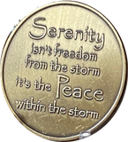 Rainbows Promise Brighter Days Ahead Peace Within The Storm Medallion