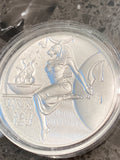 2 oz Silver Egyptian Gods Series Sekhmet Round Ultra High Relief Wastweet Cat