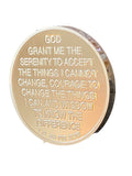 19 Year AA Medallion 1 oz Fine Silver Sobriety Chip Serenity Prayer Back .999 Pure
