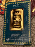 PAMP Suisse 1 oz Diwali Gold Bar – Limited Edition Lakshmi Design (999.9 Fine Gold)