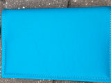 AA Big Book Cover Leather Feel Vinyl Medallion Holder Serenity Prayer Teal Color