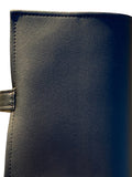AA Big Book & 12 x 12 Double Cover Leather Feel Vinyl Medallion Holder Serenity Prayer Black Color