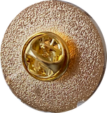 AA Lapel Pin Blue Gold Plated Circle Triangle Design No Year Plain Front 25mm