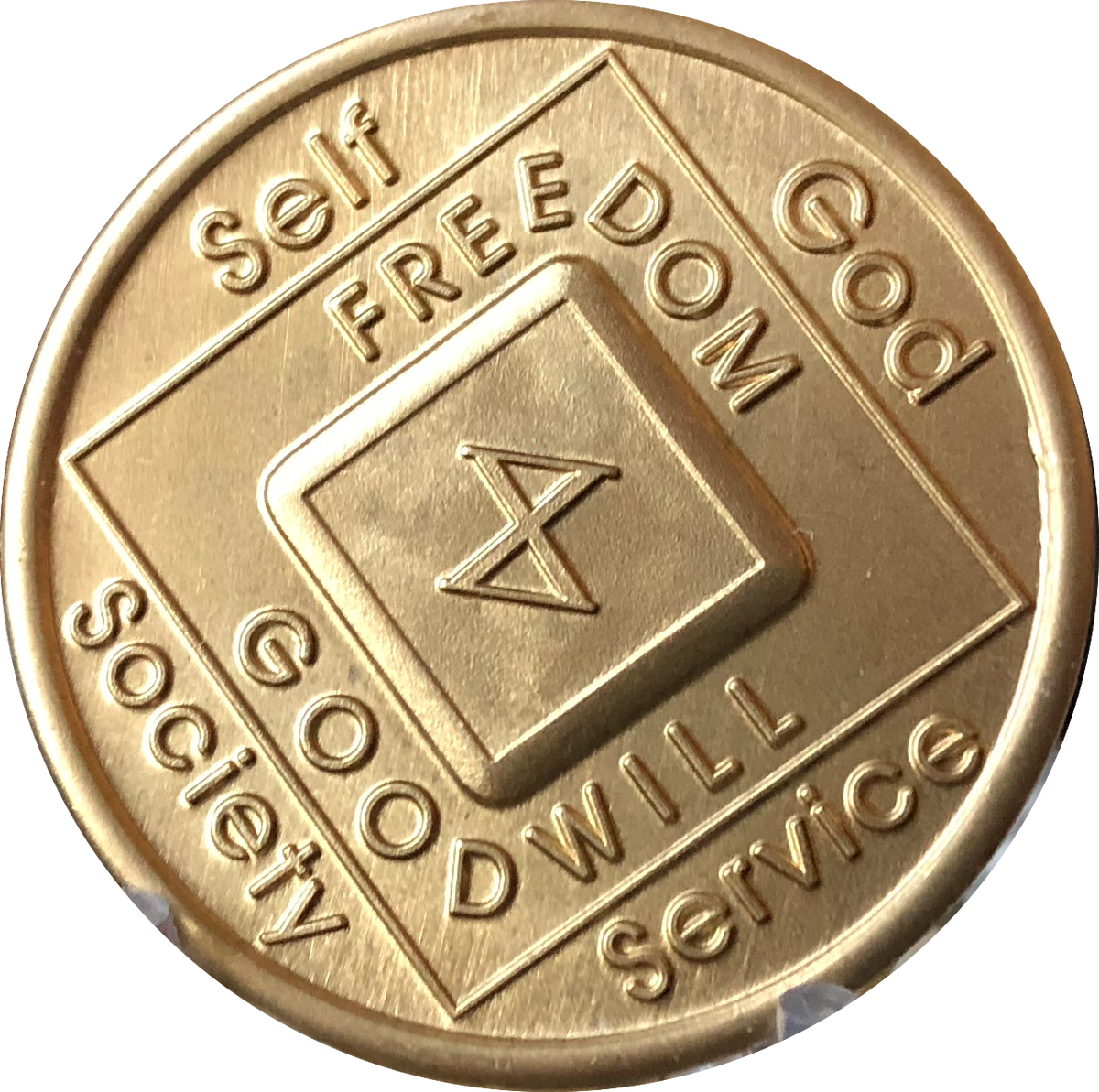 10 Year NA Bronze Medallion Official Narcotics Anonymous Clean