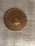 Set of 15 Alcoholics Anonymous 1 Month Recovery Coin Chip Medallion Token AA - RecoveryChip