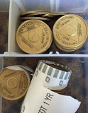 Set of 4 AA Alcoholics Anonymous Medallions Chips Year 1 - 65 Months 1 - 11 - RecoveryChip