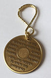 AA Alcoholics Anonymous One Day At A Time Serenity Prayer Chip Key Chain Tag - RecoveryChip