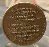 Native American In Recovery Medallion Coin Bronze Sobriety Chip - RecoveryChip