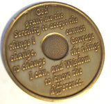 Bulk Lot Wholesale 100 Bronze AA Recovery Medallion Coin Alcoholics Anonymous Any Month & Year NA - RecoveryChip