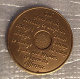 Set of 5 Alcoholics Anonymous 30 Day Recovery Coin Chip Medallion Token AA Days - RecoveryChip