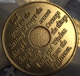 Bulk Lot Wholesale 100 Bronze AA Recovery Medallion Coin Alcoholics Anonymous Any Month & Year NA - RecoveryChip