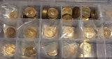 Bulk Lot Wholesale 100 Bronze AA Recovery Medallion Coin Alcoholics Anonymous Any Month & Year NA - RecoveryChip