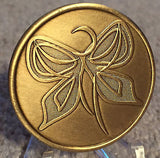 Butterfly I Am A Miracle Bronze Medallion Chip Sobriety Coin - RecoveryChip