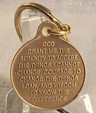 Serenity Prayer Praying Hands One Day At A Time AA Keychain Key Chain  ODAAT - RecoveryChip