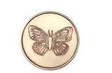 Lot of 3 Butterfly Serenity Prayer Bronze AA Al-Anon Recovery Medallion Coin - RecoveryChip