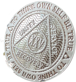 1 2 3 4 5 10 20 25 30 40 or 24 Hours .999 Fine Silver AA Medallion Standard Size Sobriety Chip