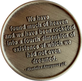 There is A Solution Color AA Rocketed Into A 4th Dimension Sobriety Chip