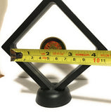 Large 11 cm Black Diamond AA Medallion Display Sobriety Chip Challenge Coin Holder Stand - RecoveryChip