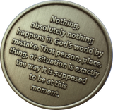 Acceptance Color AA Sobriety Medallion Page 449 - RecoveryChip