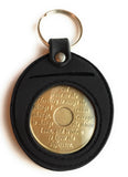 Universal Fit Black Silicone AA NA Sobriety Medallion Holder Keychain - RecoveryChip