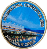 International Convention 2025 - 90 Years Language Of The Heart AA Medallion COLOR