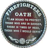 Set of 10 or 20 Customized Fire House & City Pewter Color Fireman Challenge Coin 1 9/16" Fire Fighter Medallion - RecoveryChip