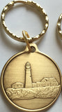 Fog Light Prayer Keychain Light House AA Medallion Bronze Foglight Recoverychip Design - RecoveryChip