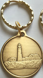 Fog Light Prayer Keychain Light House AA Medallion Bronze Foglight Recoverychip Design - RecoveryChip