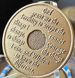 4 Year Sobriety Chip Bronze Medallion Given By Members of AA