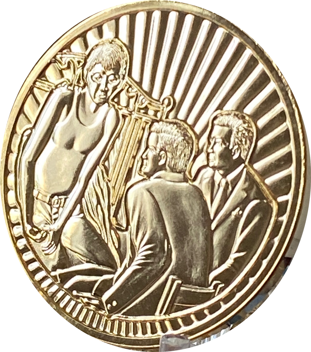 Man On A Bed 12 Step Call AA Medallion 1 5 Gold Plated Sobriety AA 3 man-on-a-bed-12-step-call-aa-medallion-1-5-gold-plated-sobriety-aa-3