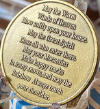 Native American in Recovery Color Dreamcatcher Medallion Blessing Prayer Sobriety Chip
