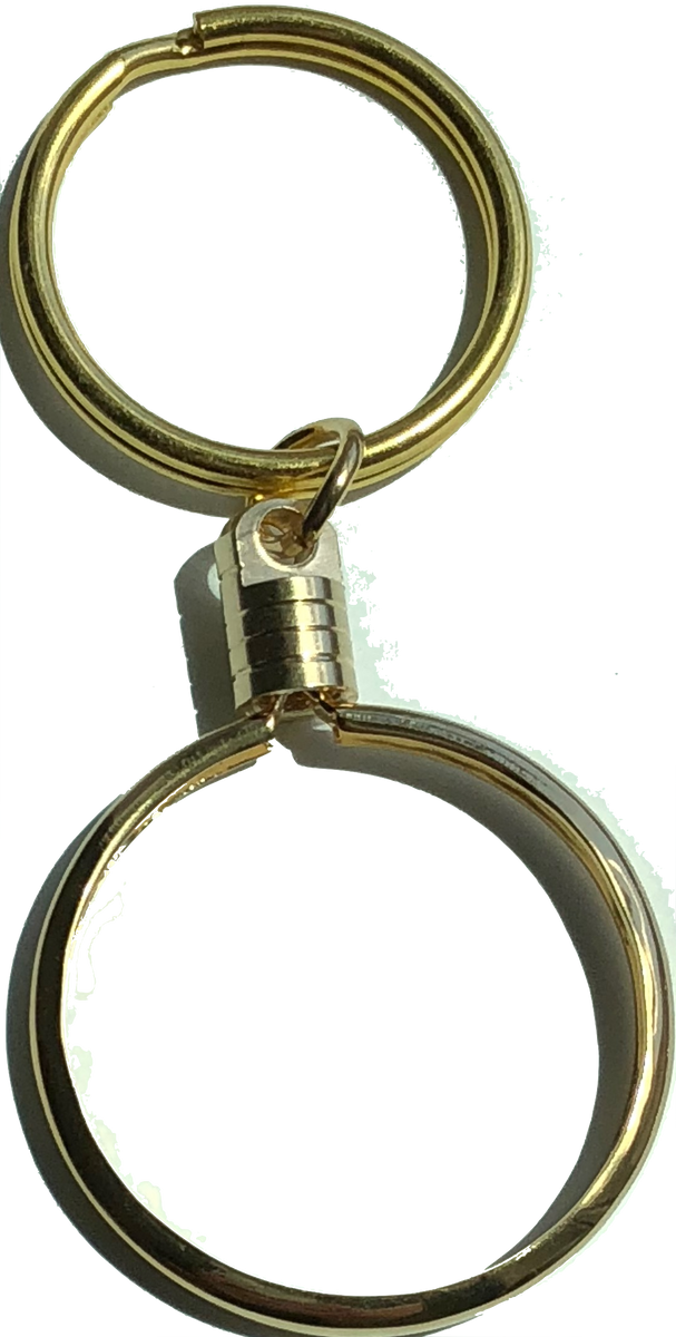 My 12 Step Store Metal Key Chain Medallion Holder - Nickel
