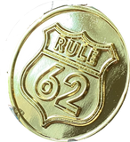 Color Rule 62 AA Medallion Don't Take yourself Too Damn Serious Sobriety Chip