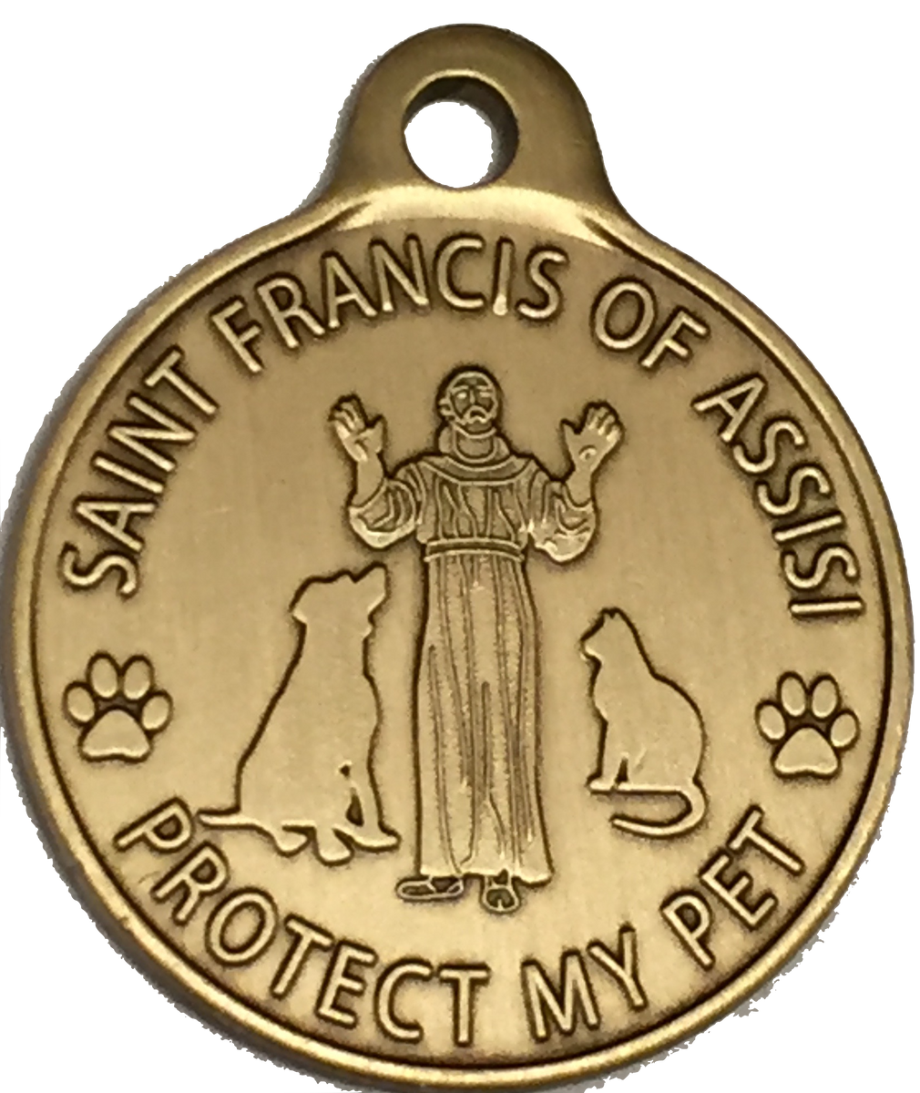 Personalized st francis pet tag online