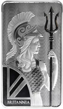 Milk Spotted 10 oz British Royal Mint .999 Fine Silver Britannia Bar (New)