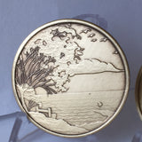 Serenity Lake With Serenity Prayer Bronze AA Alcoholics Anonymous Medallion Chip Coin - RecoveryChip