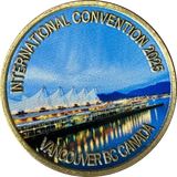 International Convention 2025 - 90 Years Language Of The Heart AA Medallion COLOR
