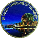 International Convention 2025 - 90 Years Language Of The Heart AA Medallion COLOR