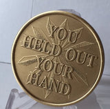 You Held Out Your Hand And Changed My Life - Bronze AA Medallion - RecoveryChip