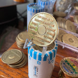 17 Year AA Medallion 22k Gold Plated Sobriety Chip