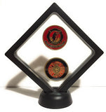 Large 11 cm Black Diamond AA Medallion Display Sobriety Chip Challenge Coin Holder Stand - RecoveryChip