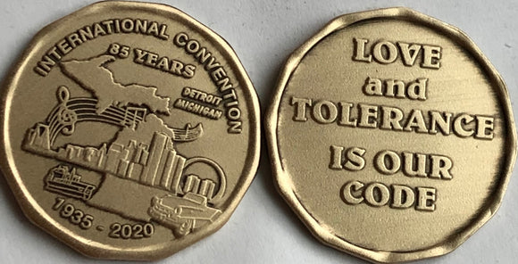 AA International Convention 2020 Medallions Now Available - Detroit