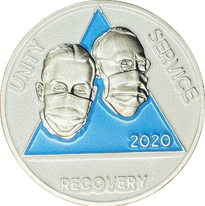 Bill & Bob Founders Wearing Masks Coin 2020