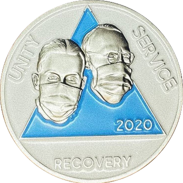 Bill & Bob Founders Wearing Masks Coin 2020