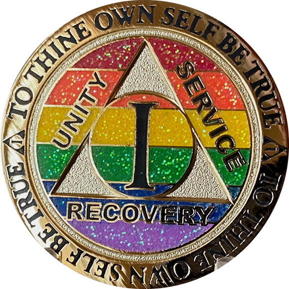 LGBT Rainbow AA Medallions